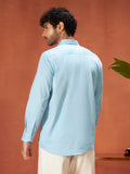 PURE THREAD COTTON SHIRTS | Soft Blue