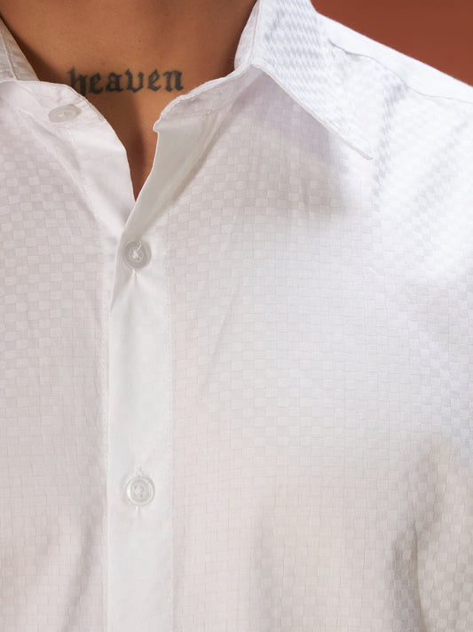 THE ROYAL GIZA COTTON SHIRT | King White