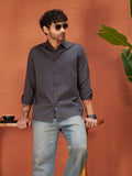 PURE THREAD COTTON SHIRT | Pebble Grey
