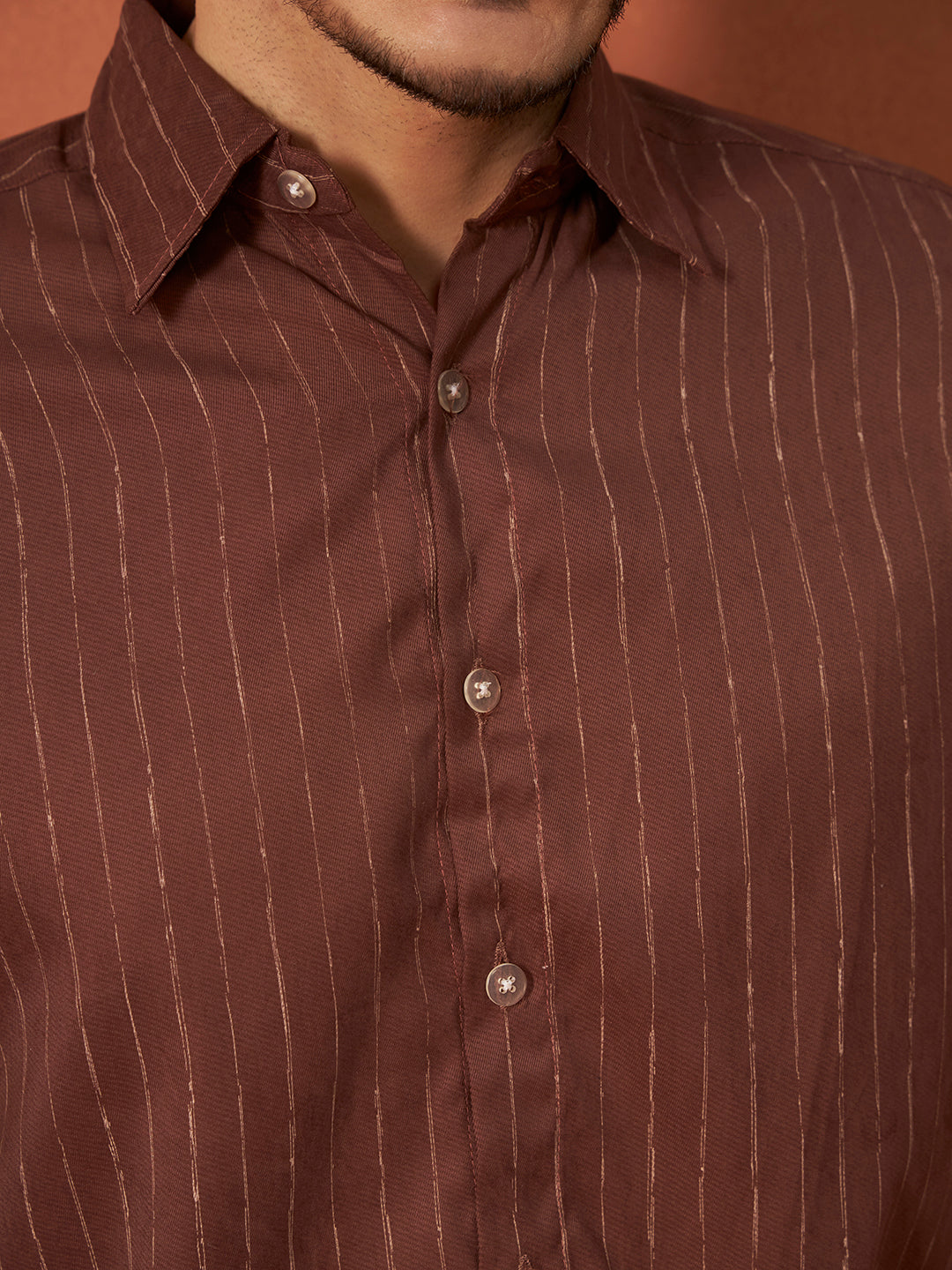 PARALLEL FLOW SHIRT | Brick Red