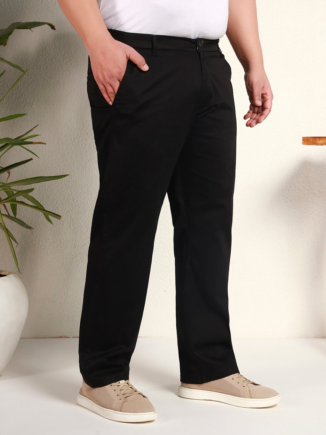CORE CHINOS PLUS | Rich Black