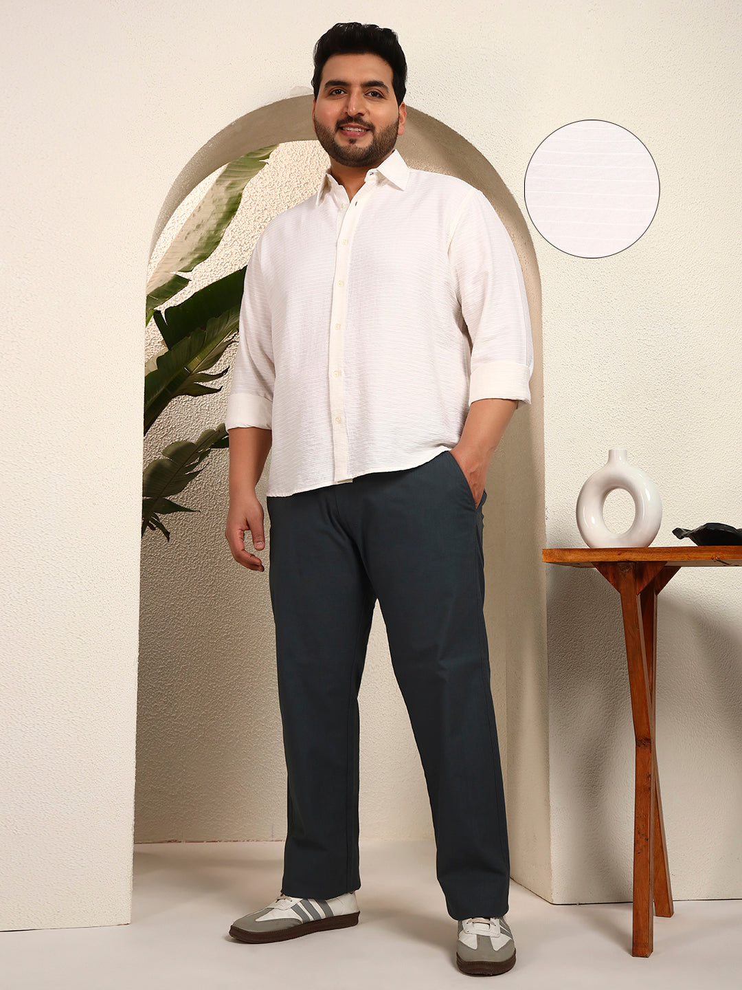 JADEBERRY SHIRT | Pearl White