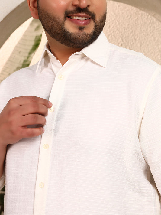 JADEBERRY SHIRT PLUS | Pearl White