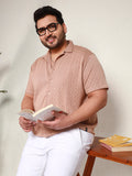LEGACY WEAVE SHIRT PLUS | Caramel Beige