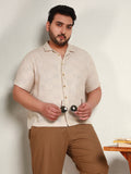LEGACY WEAVE SHIRT PLUS | Champagne Cream