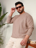 VERTEX SWEATSHIRT PLUS | Sand Brown
