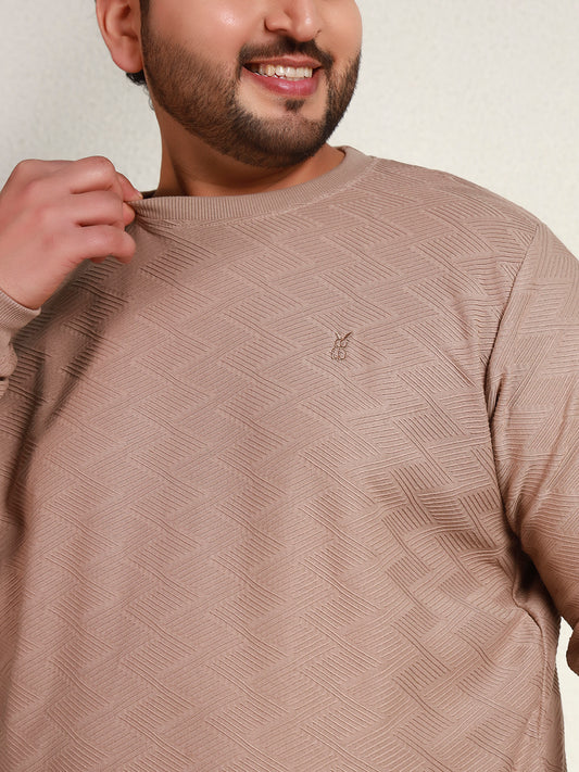 VERTEX SWEATSHIRT PLUS | Sand Brown