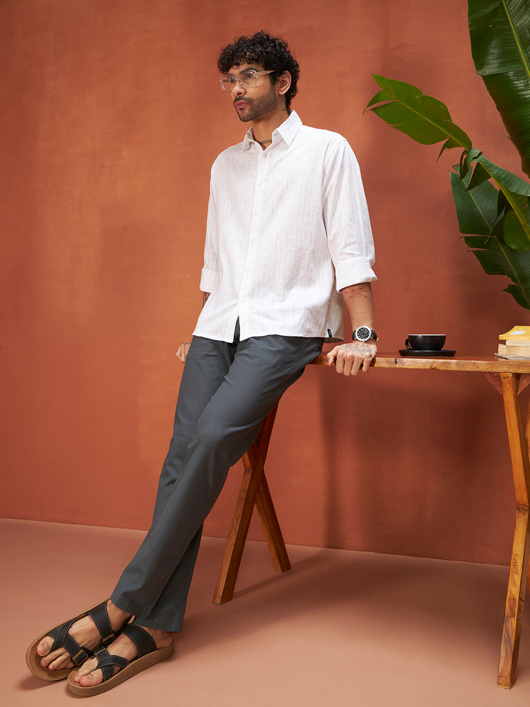 THE ARCHITECT LINEN SHIRT | Ocean Blue