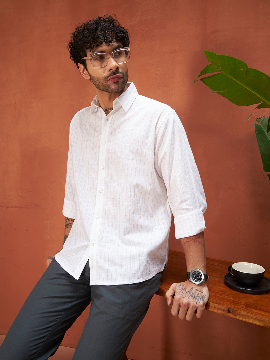 THE ARCHITECT LINEN SHIRT | Ocean Blue