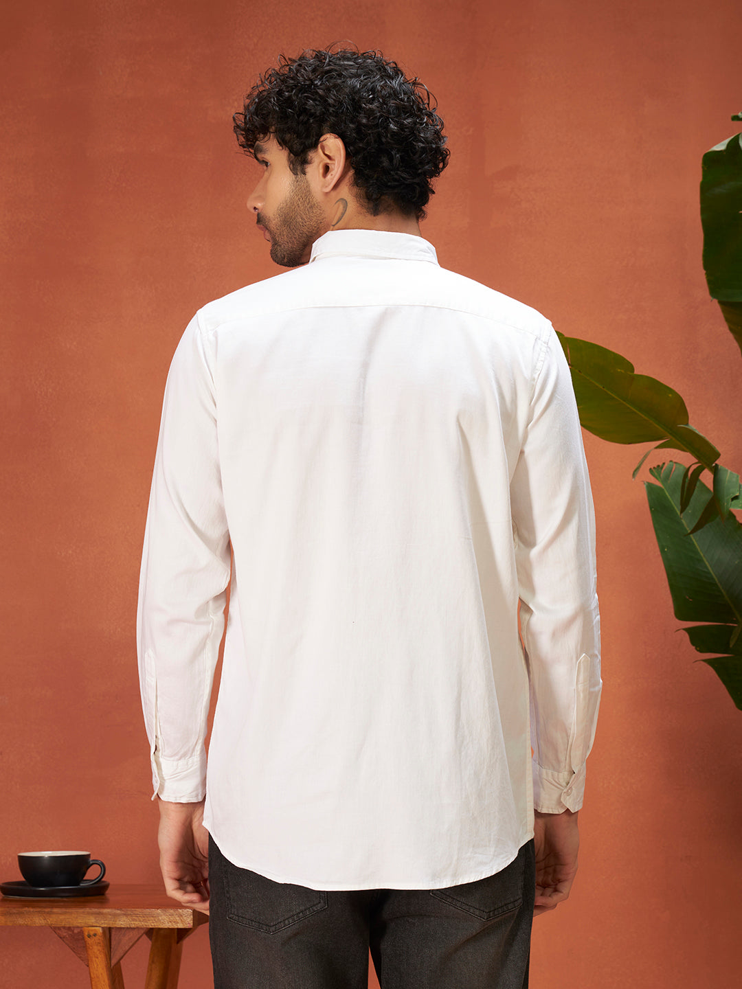 PURE THREAD COTTON SHIRT | Pure White