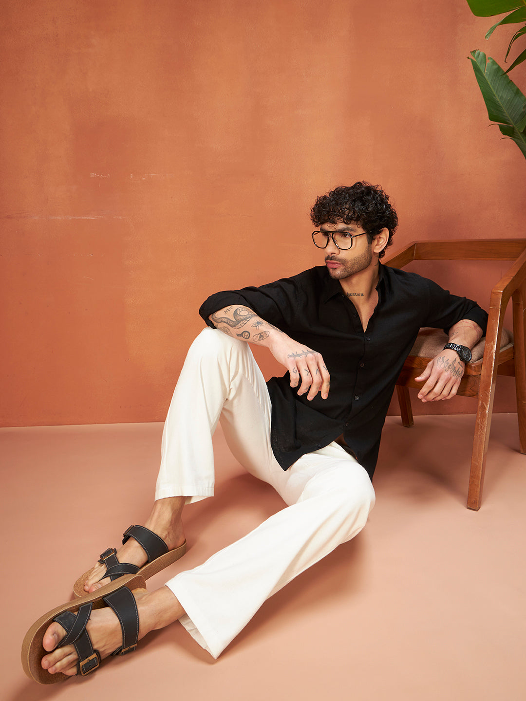 SILENT LUXURY LINEN SHIRT | Onyx Black