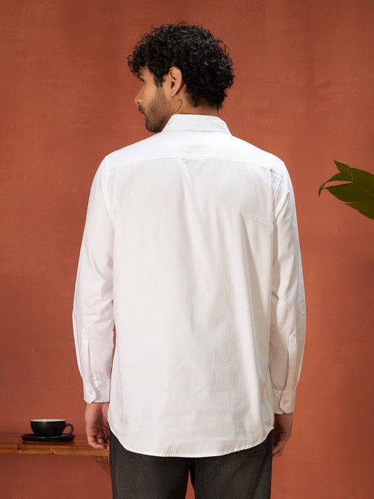 THE ROYAL GIZA COTTON SHIRT PLUS | King White