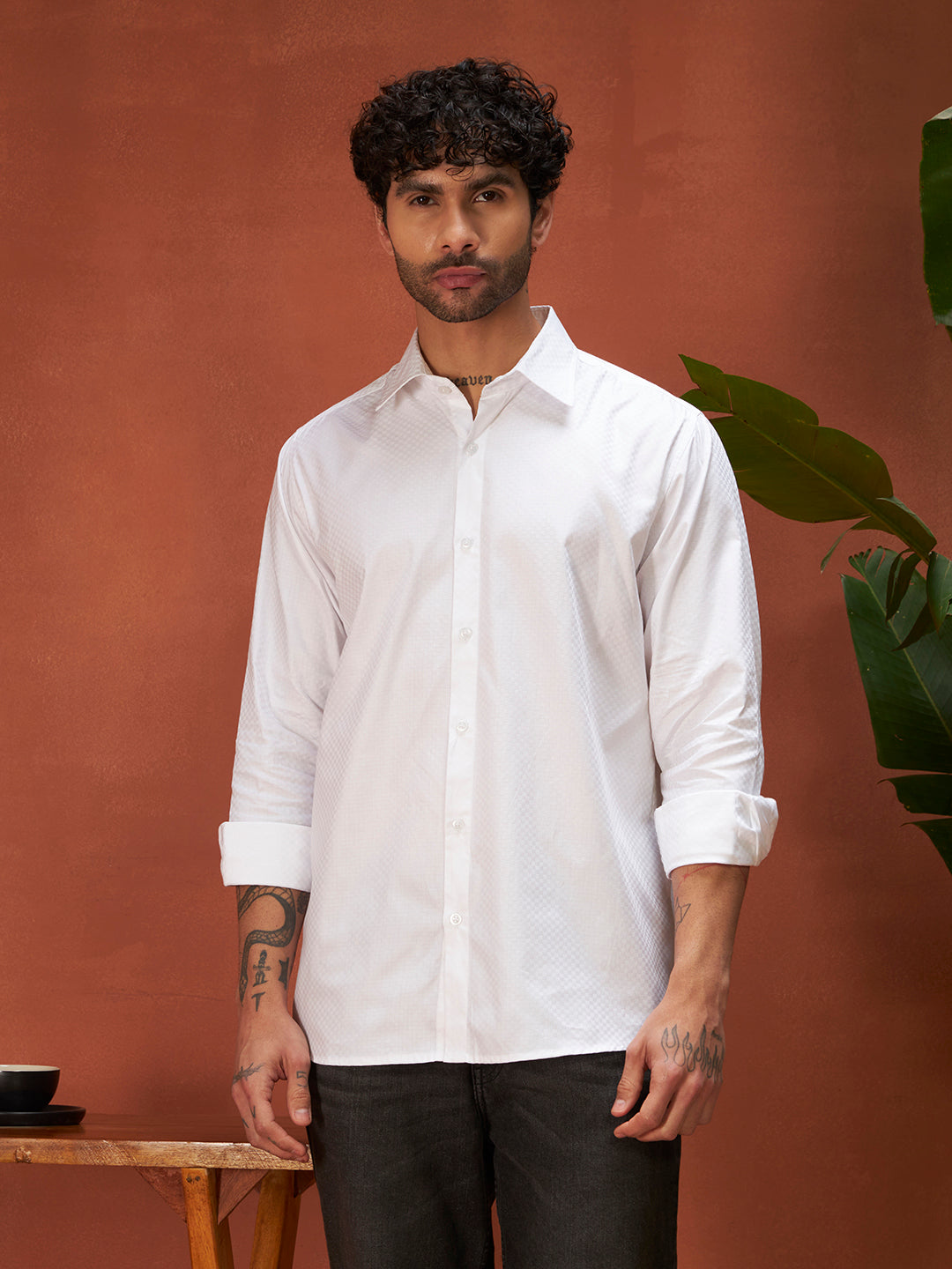THE ROYAL GIZA COTTON SHIRT | King White