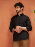 THE GENTS LINEN SHIRT | Coal Black