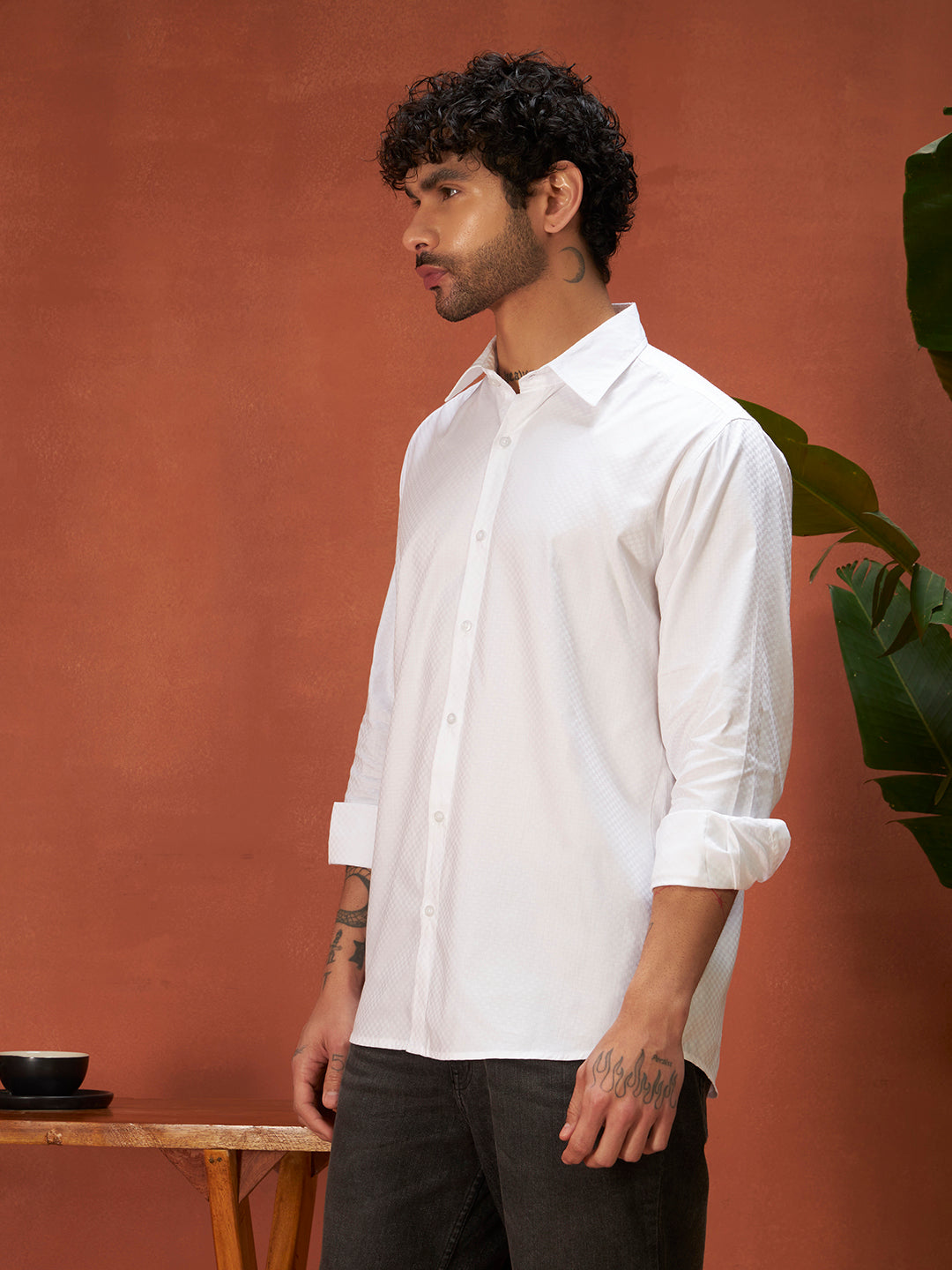 THE ROYAL GIZA COTTON SHIRT | King White