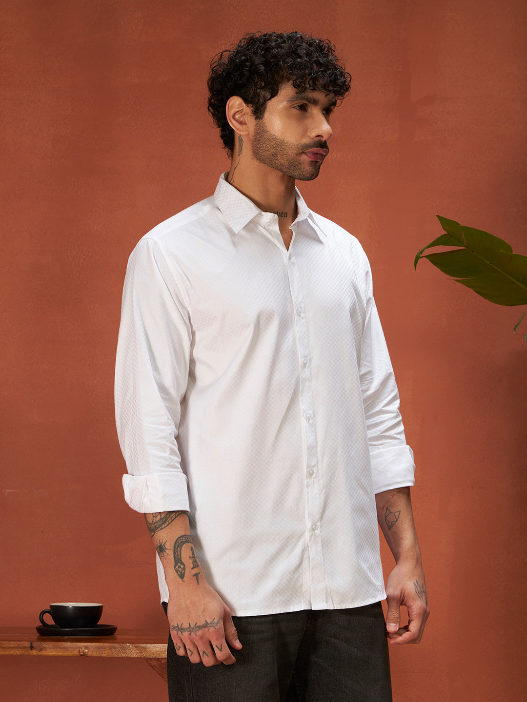 THE ROYAL GIZA COTTON SHIRT | King White