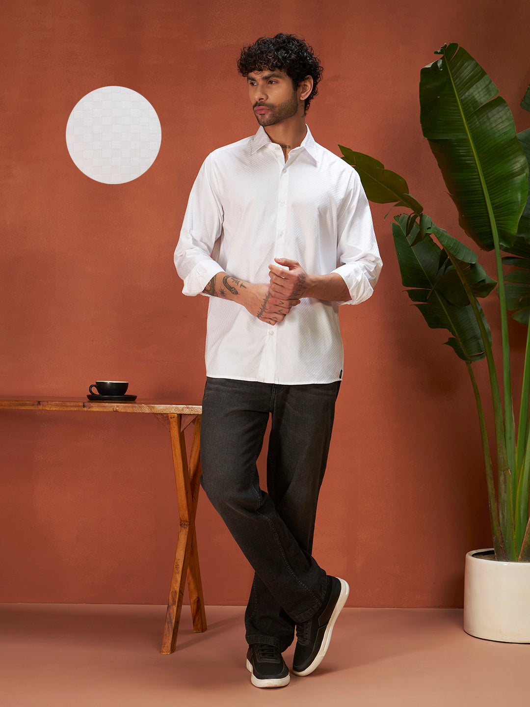 THE ROYAL GIZA COTTON SHIRT | King White