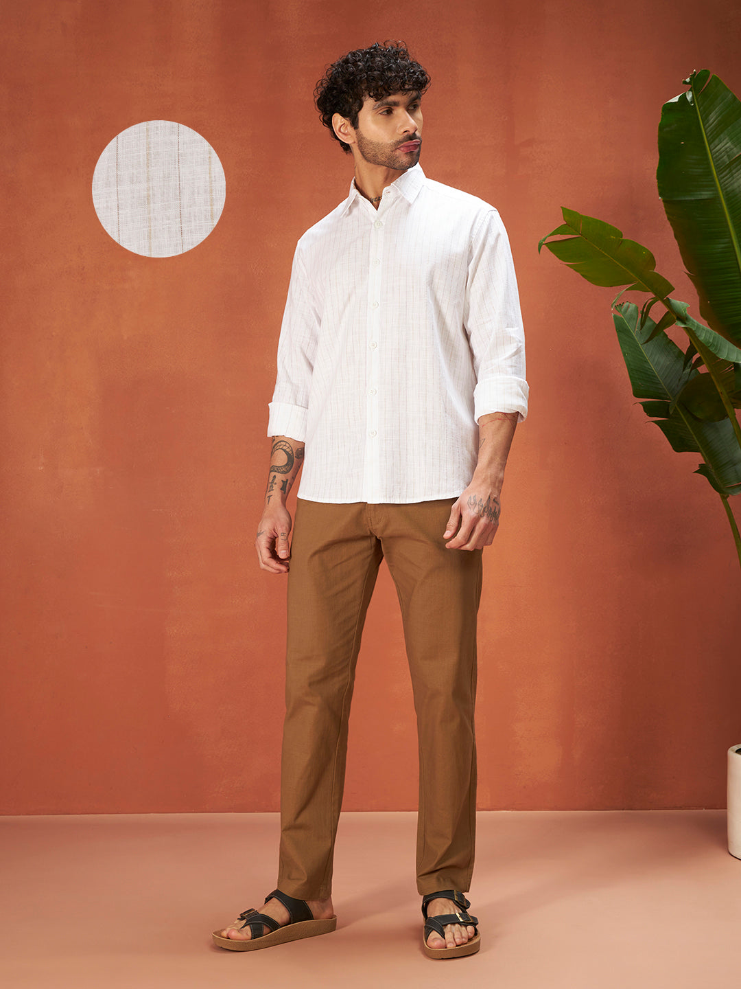 THE ARCHITECT LINEN SHIRT | Earth Brown