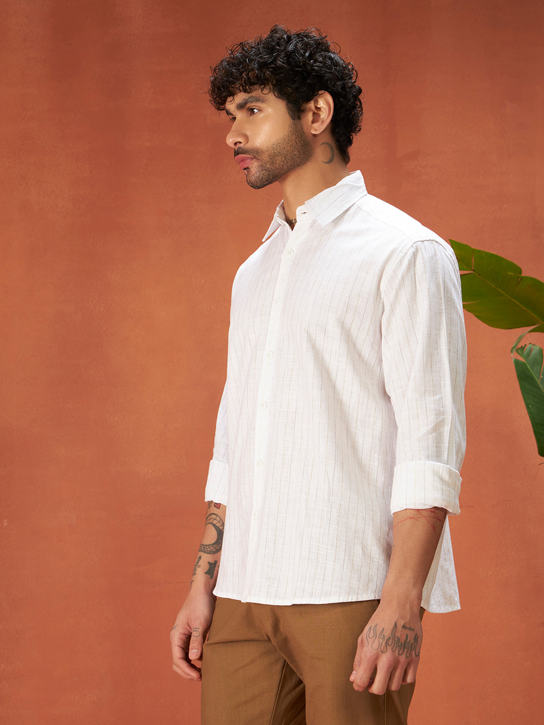 THE ARCHITECT LINEN SHIRT | Earth Brown