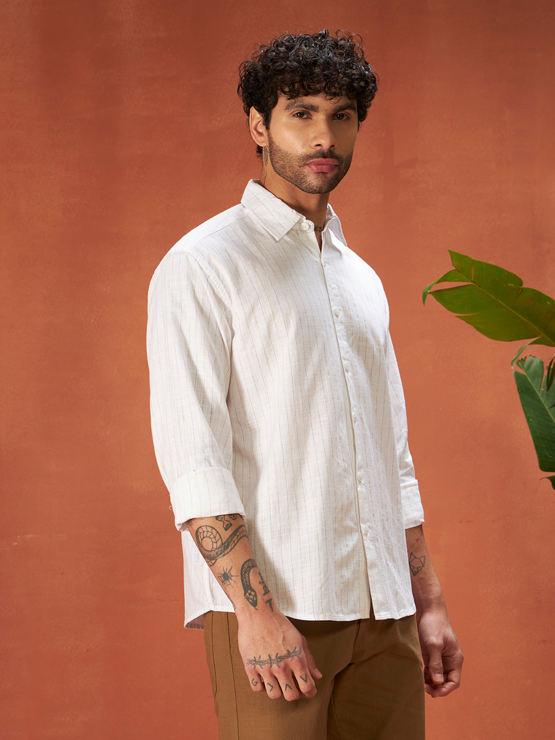 THE ARCHITECT LINEN SHIRT | Earth Brown