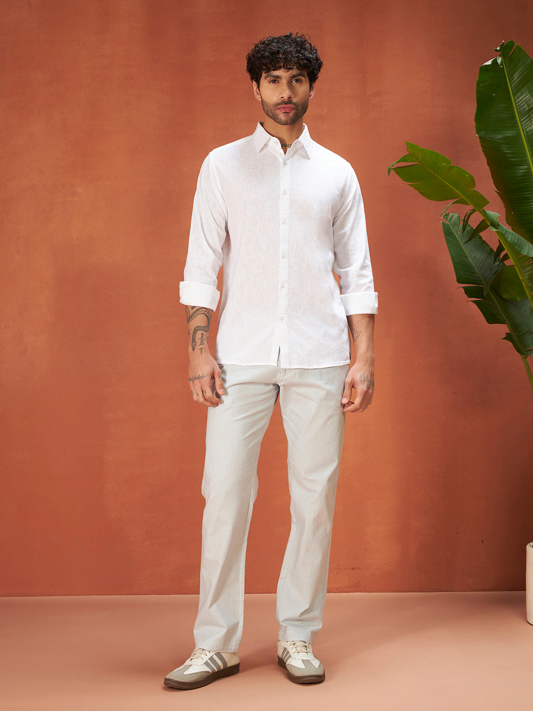 THE GENTS LINEN SHIRT | Linen White