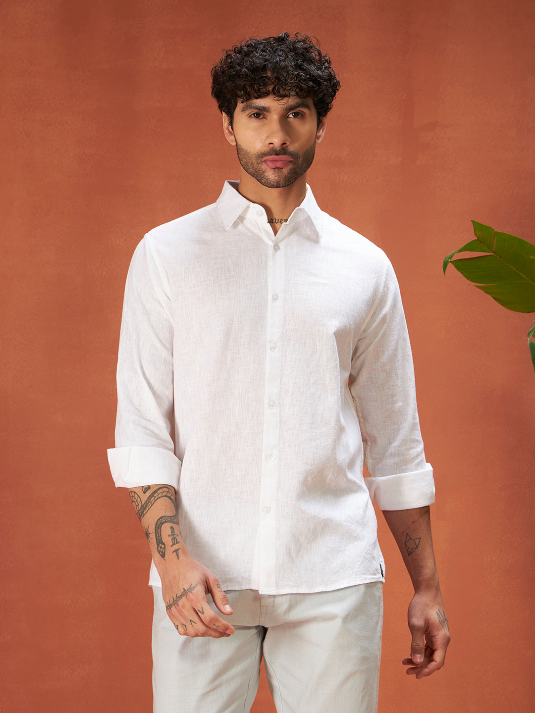 THE GENTS LINEN SHIRT | Linen White