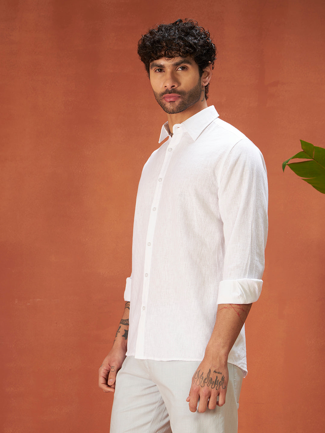 THE GENTS LINEN SHIRT | Linen White