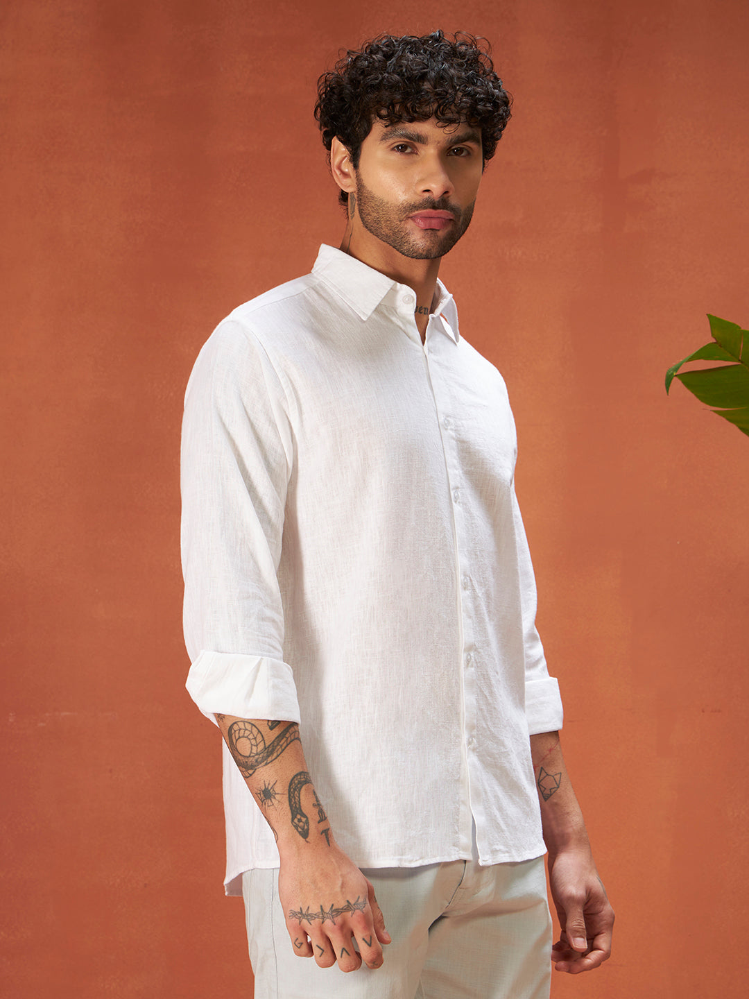 THE GENTS LINEN SHIRT | Linen White