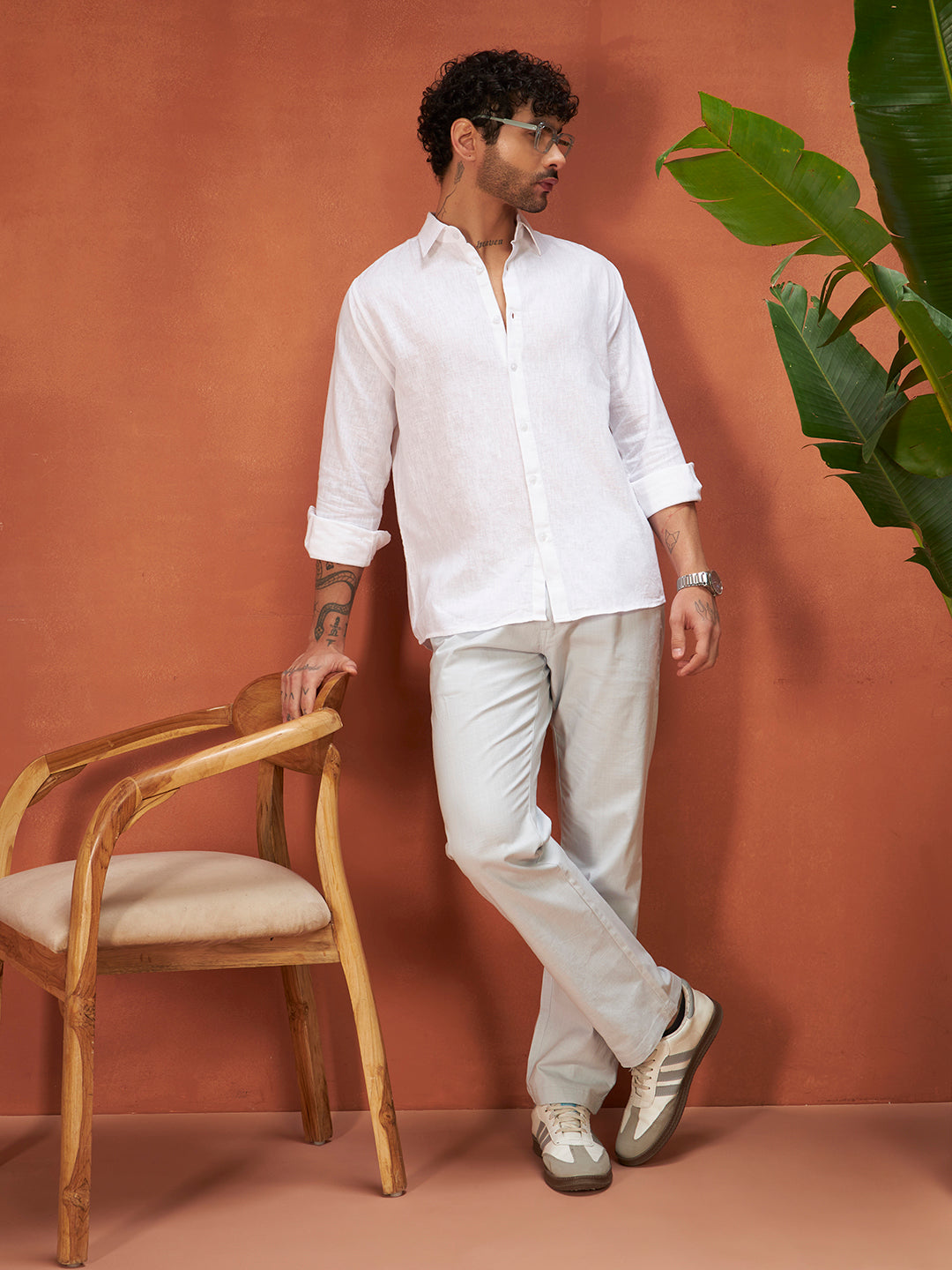 THE GENTS LINEN SHIRT | Linen White