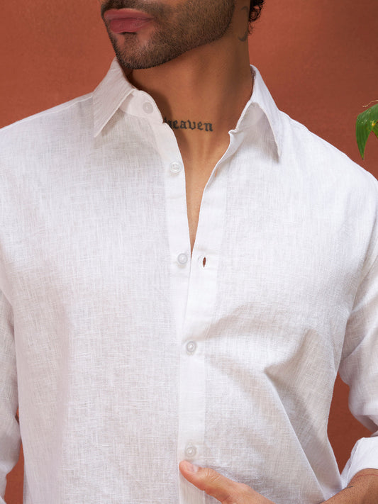 THE GENTS LINEN SHIRT | Linen White