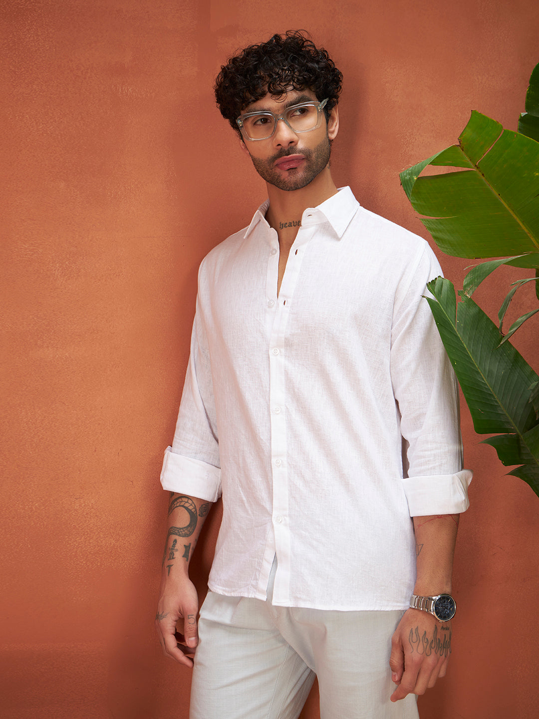 THE GENTS LINEN SHIRT | Linen White