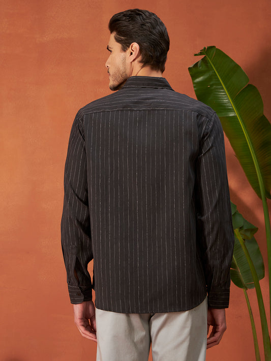 PARALLEL FLOW SHIRTS | Warm Black