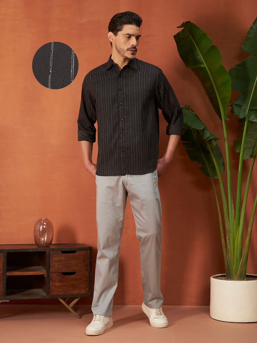 PARALLEL FLOW SHIRTS | Warm Black