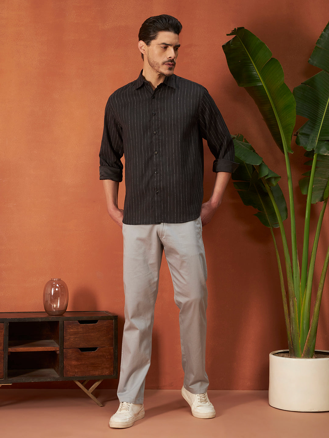 PARALLEL FLOW SHIRTS | Warm Black