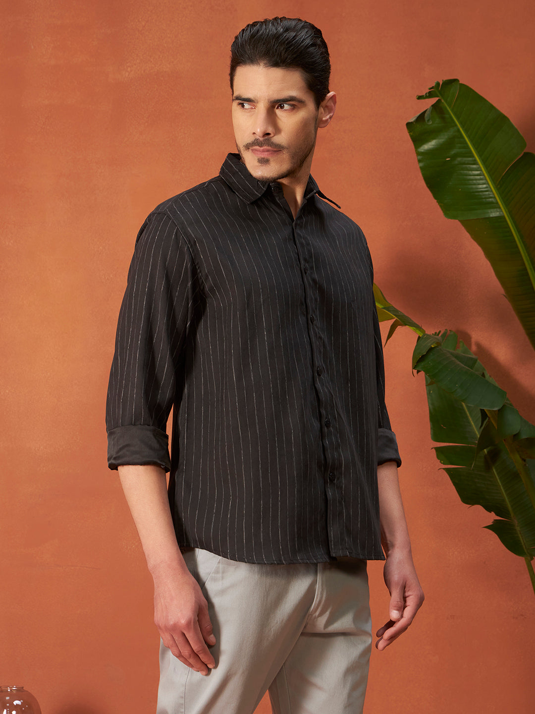 PARALLEL FLOW SHIRTS | Warm Black