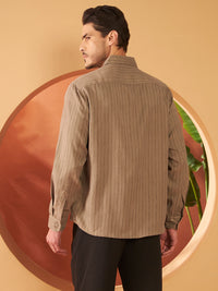 PARALLEL FLOW SHIRTS | Sepia Brown