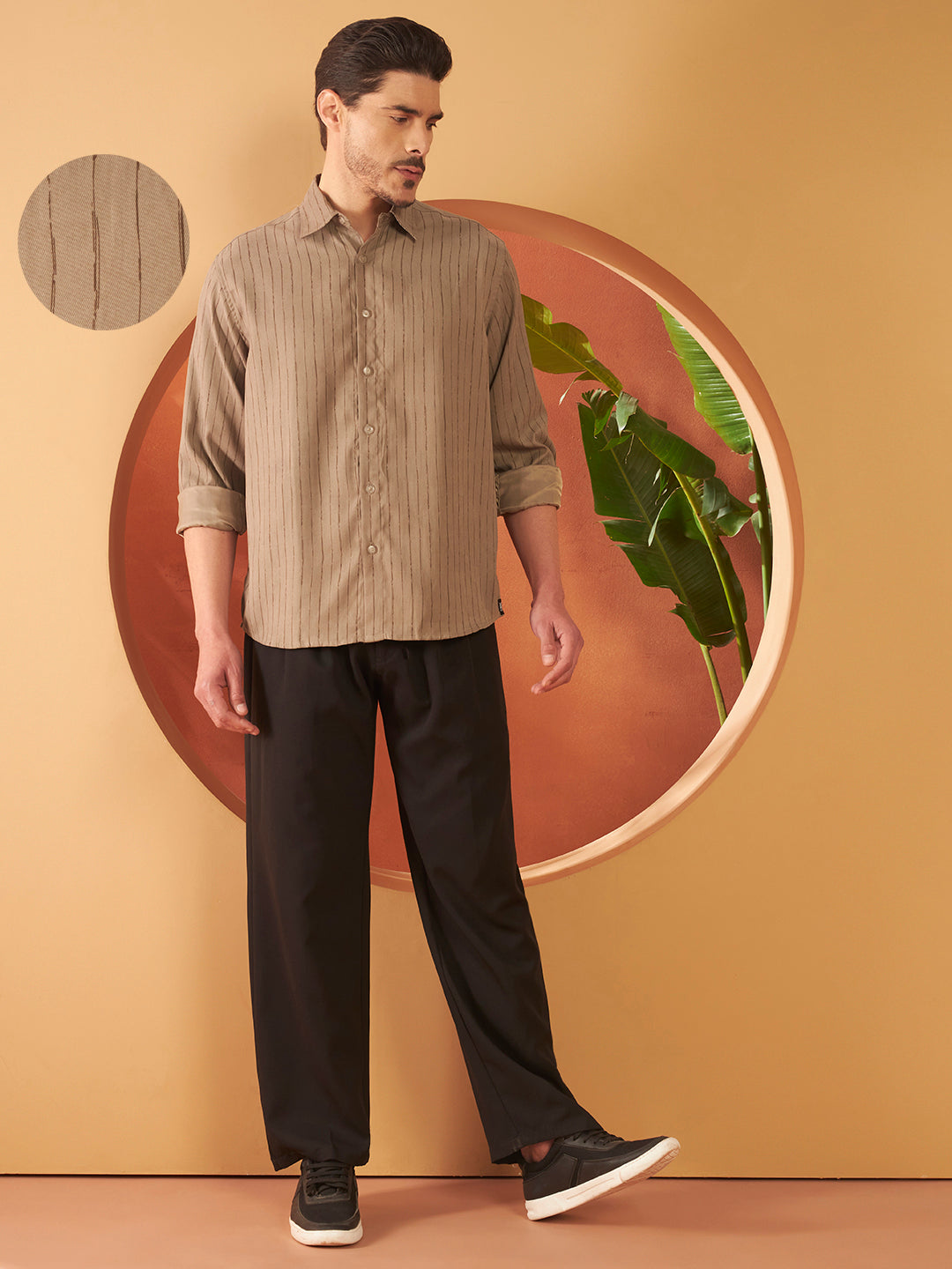 PARALLEL FLOW SHIRTS | Sepia Brown