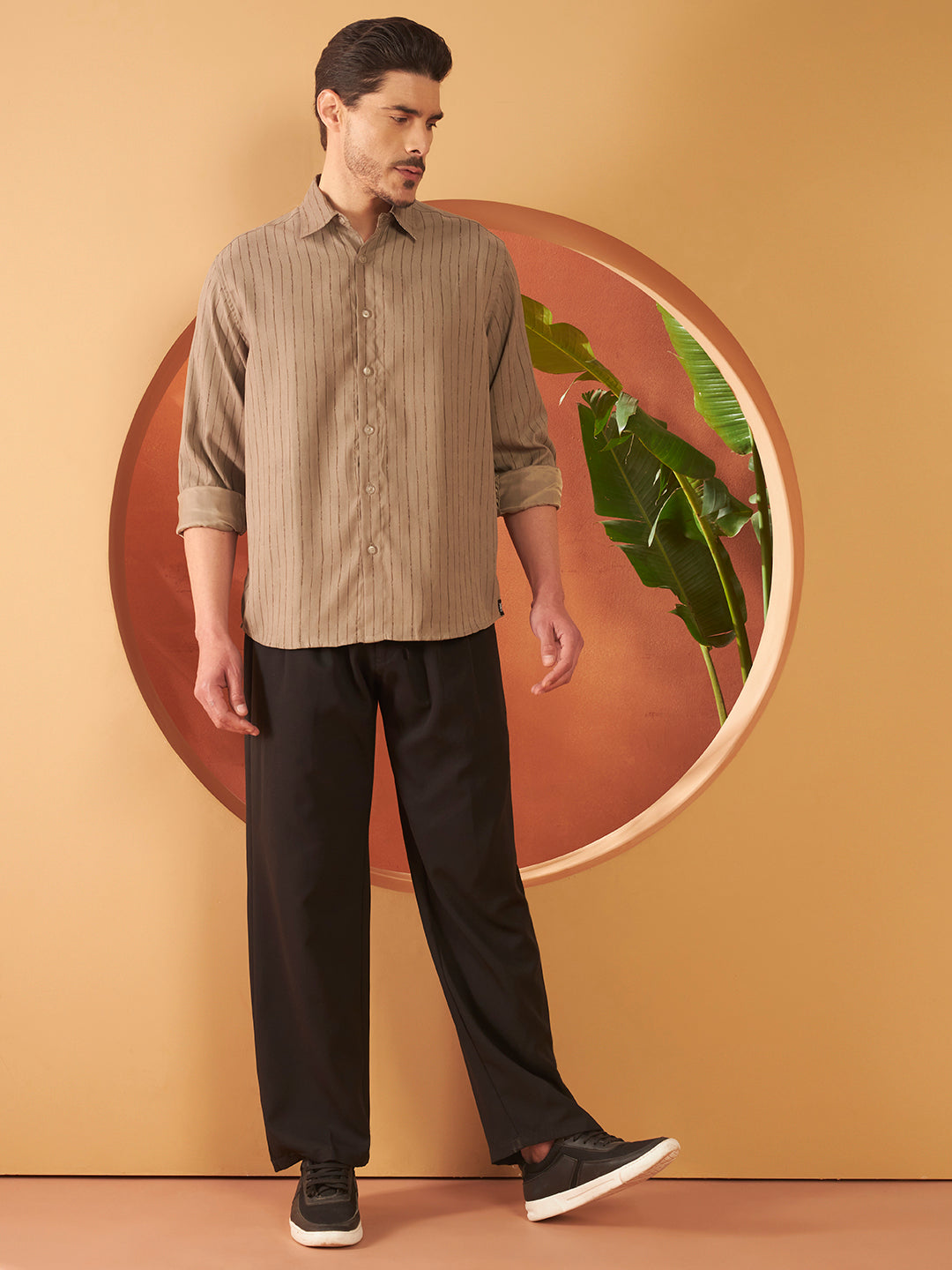 PARALLEL FLOW SHIRTS | Sepia Brown