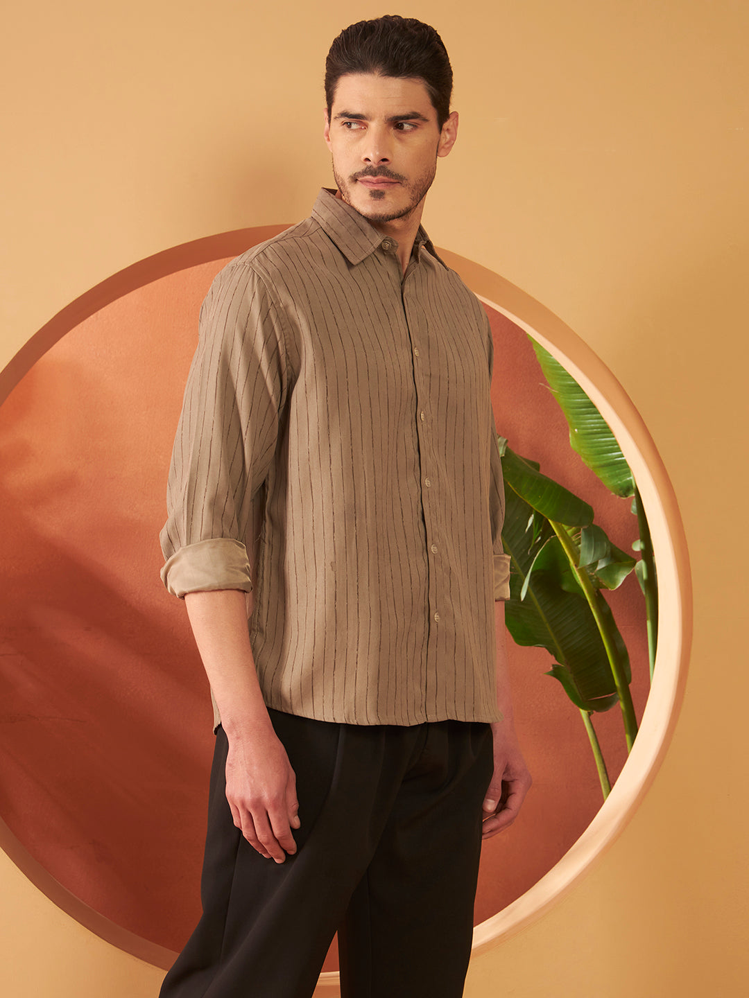 PARALLEL FLOW SHIRTS | Sepia Brown