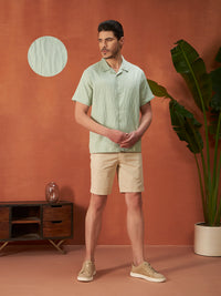 GHOST PATTERN SHIRT | Panache Green