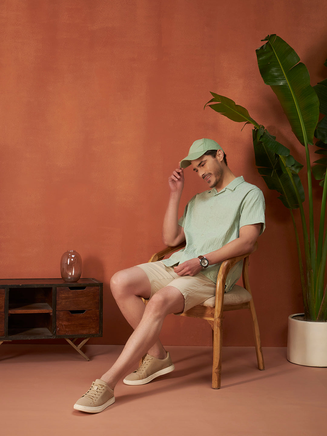 GHOST PATTERN SHIRT | Panache Green