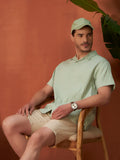 GHOST PATTERN SHIRT | Panache Green