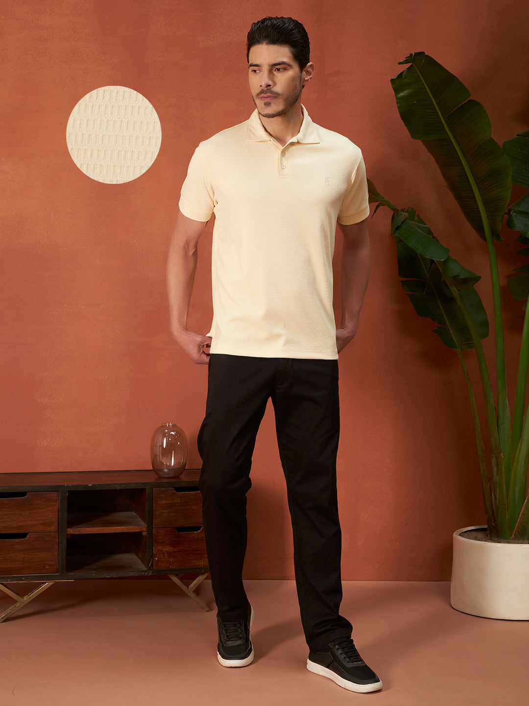 ANYWHERE POLO | Sand Cream