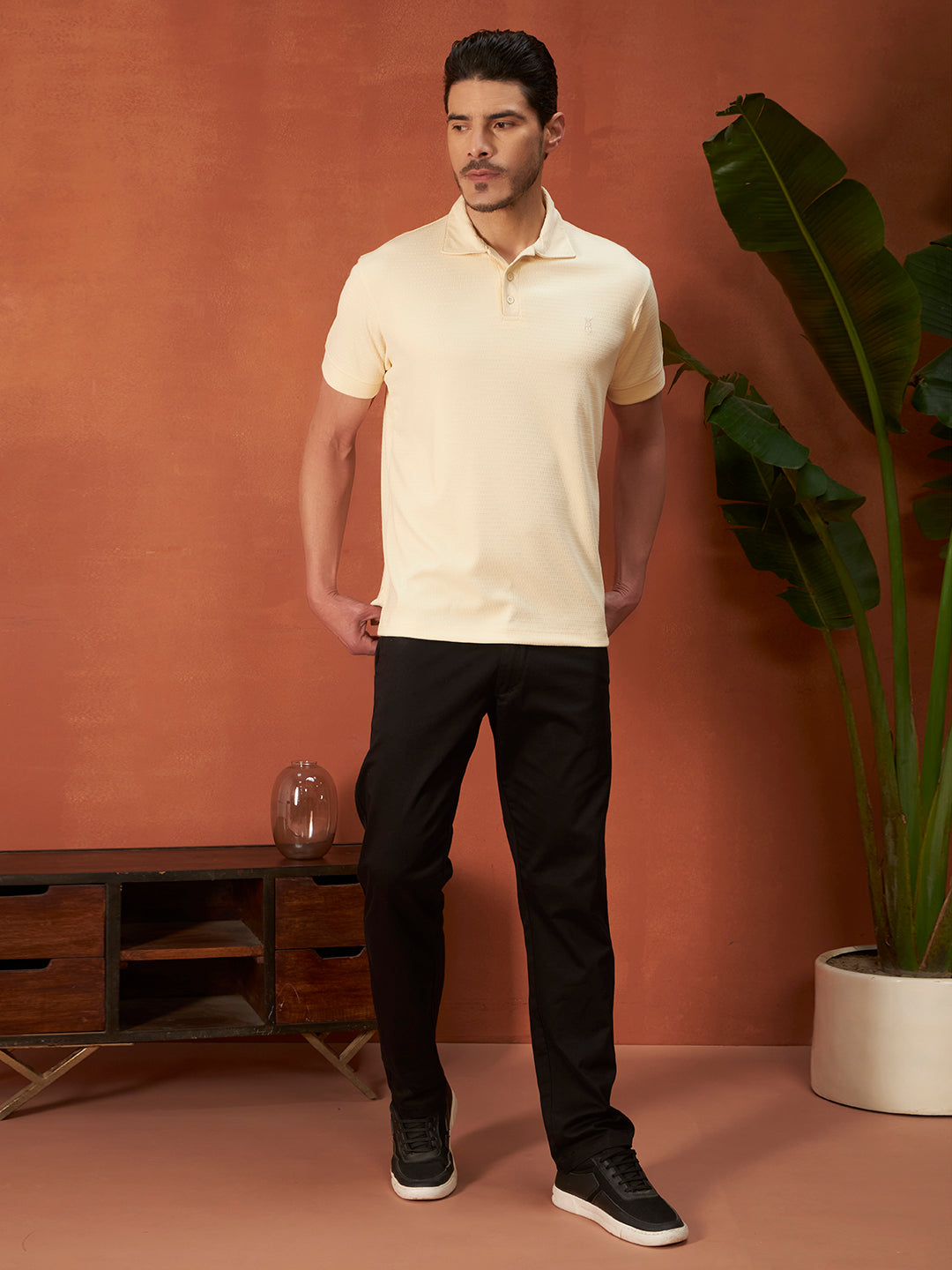 ANYWHERE POLO | Sand Cream