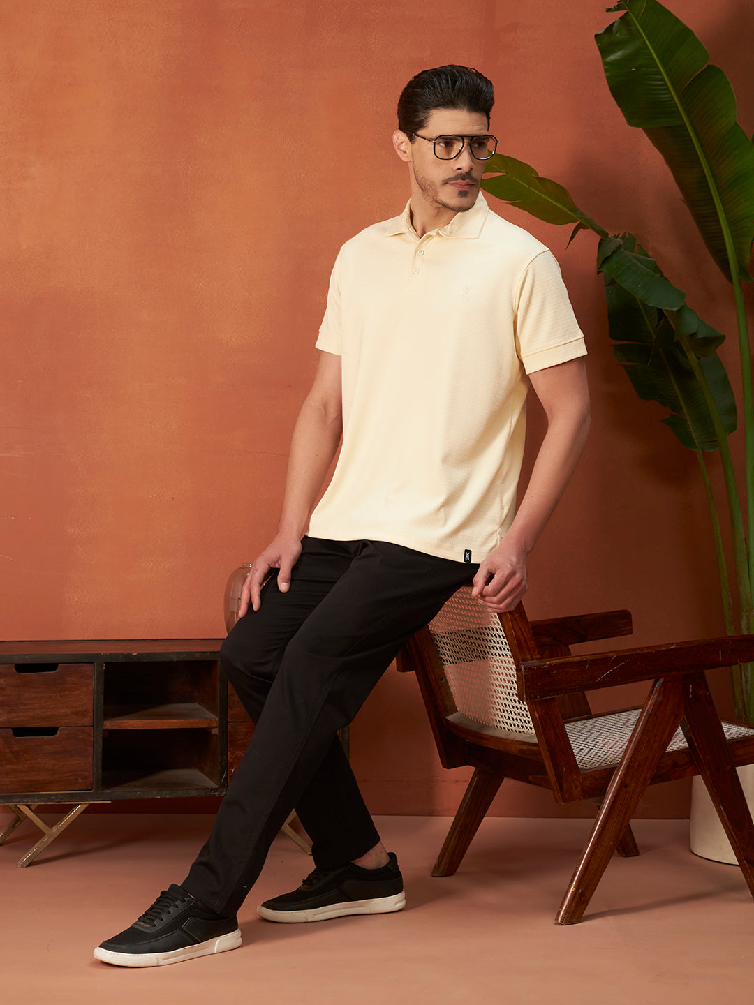 ANYWHERE POLO | Sand Cream