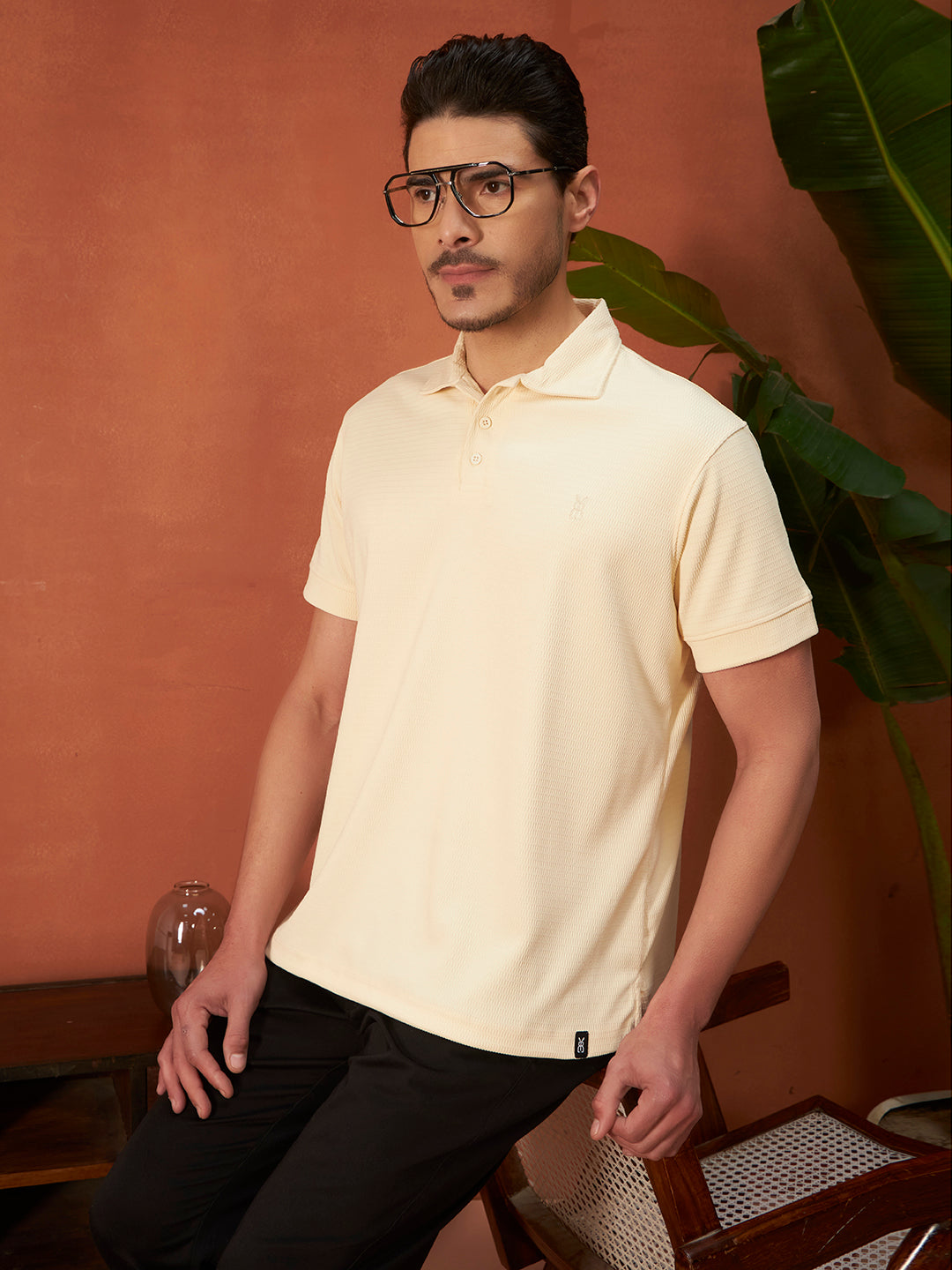 ANYWHERE POLO | Sand Cream