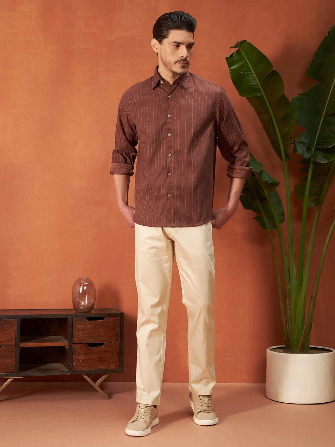 PARALLEL FLOW SHIRTS | Brick Red