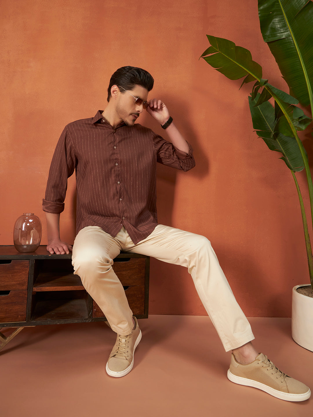 PARALLEL FLOW SHIRTS | Brick Red