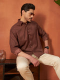 PARALLEL FLOW SHIRT | Brick Red