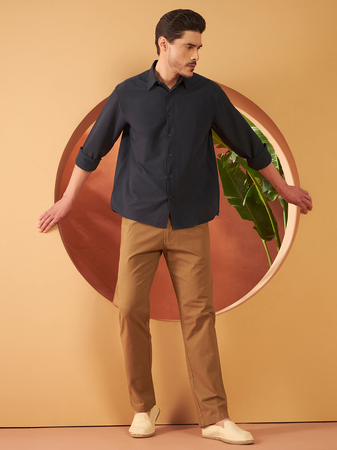 SIGNATURE LINEN PANTS | Mahogany Brown